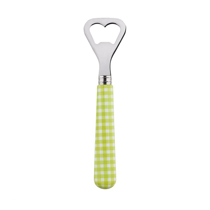 Gingham Lime Bottle Opener