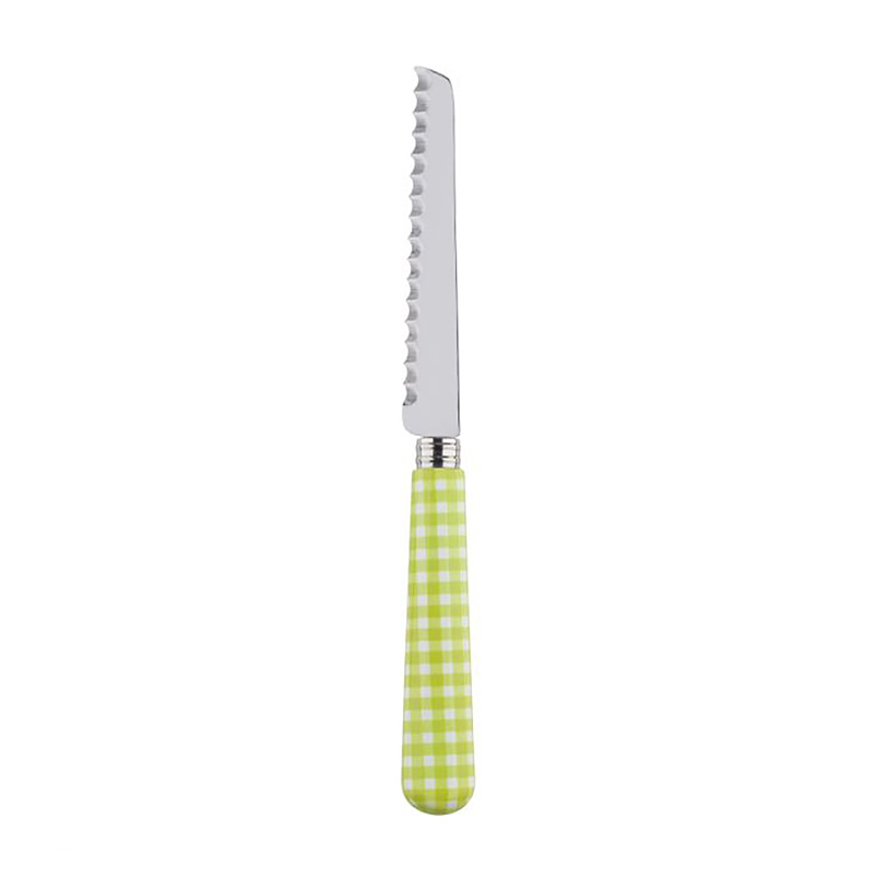 Gingham Lime Tomato Knife