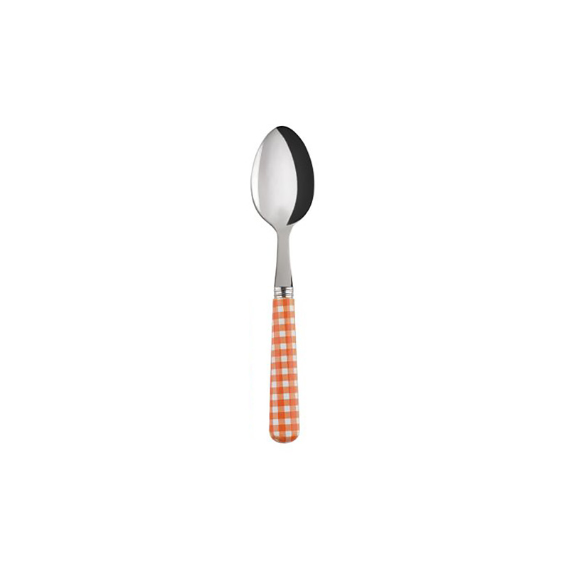 Gingham Orange Tea Spoon