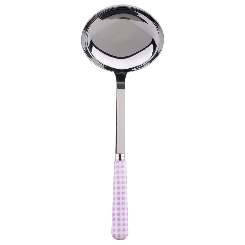 Gingham Pink Ladle