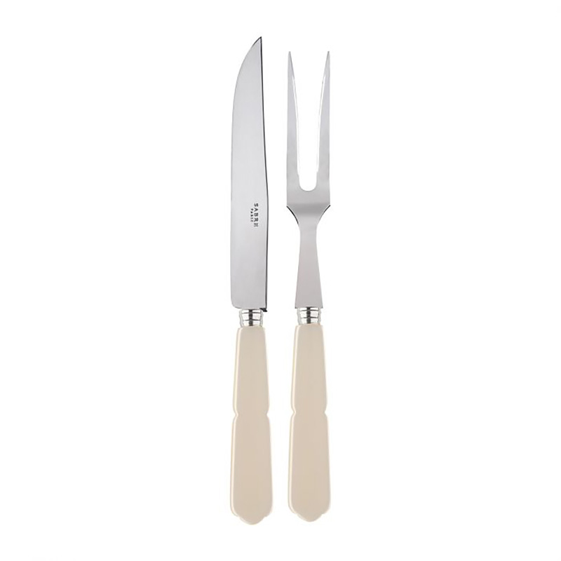 Gustave Pearl 2pc Carving Set