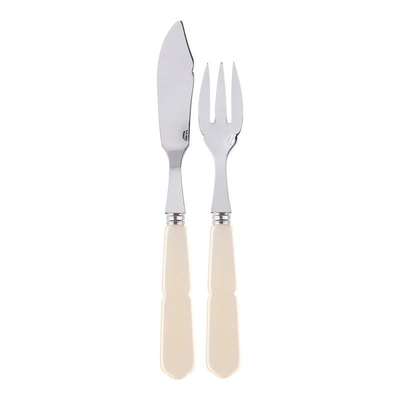 Gustave Pearl 2pc Fish Set (Place Setting)