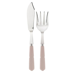 A photo of Gustave Taupe 2pc Fish Serving Set