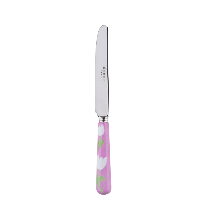 Tulip Pink Breakfast Knife, Small