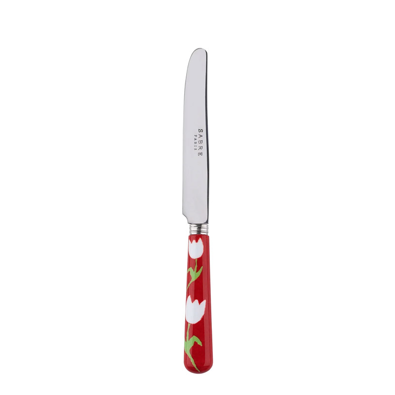 Tulip Red Breakfast Knife, Small