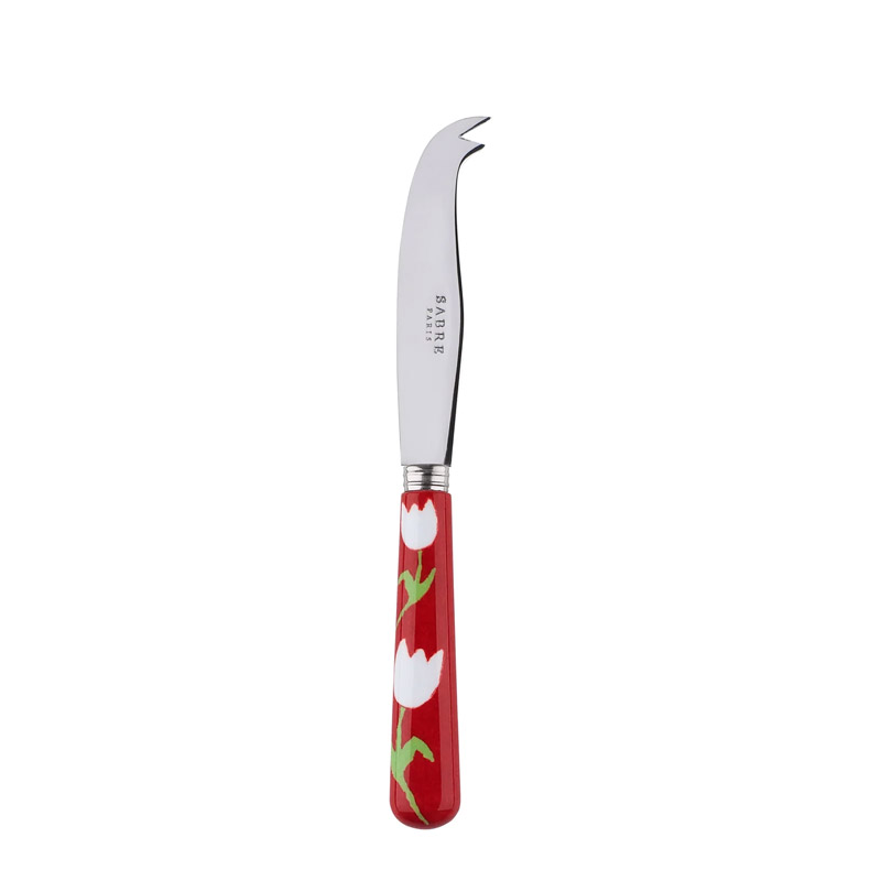 Tulip Red Cheese Knife, Small