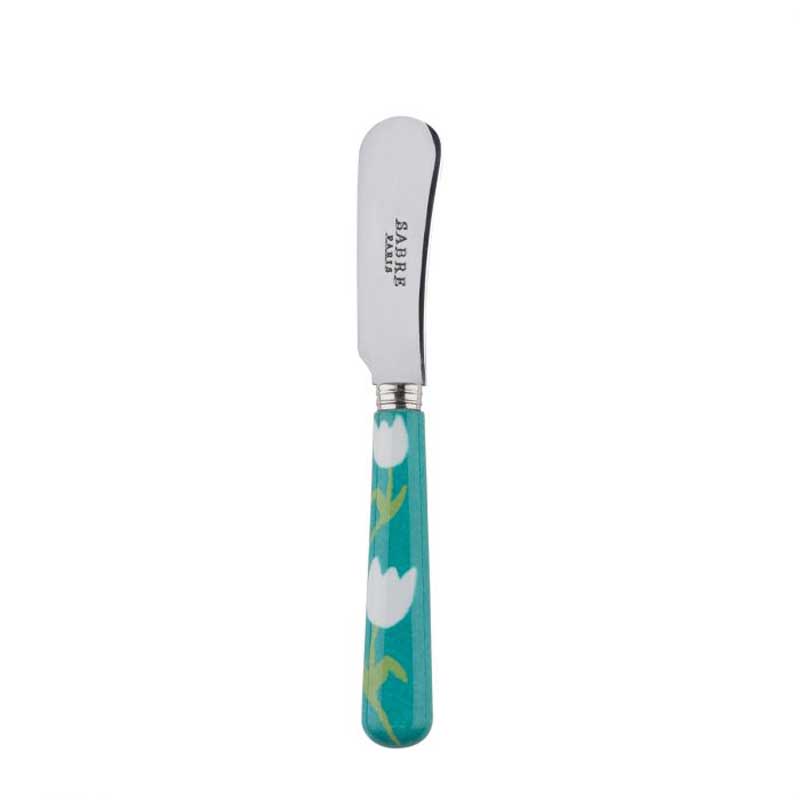 Tulip Turquoise Butter Spreader