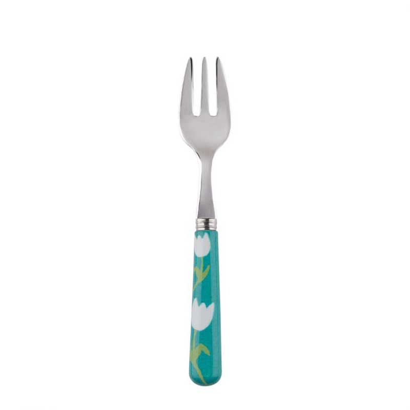 Tulip Turquoise Oyster Fork