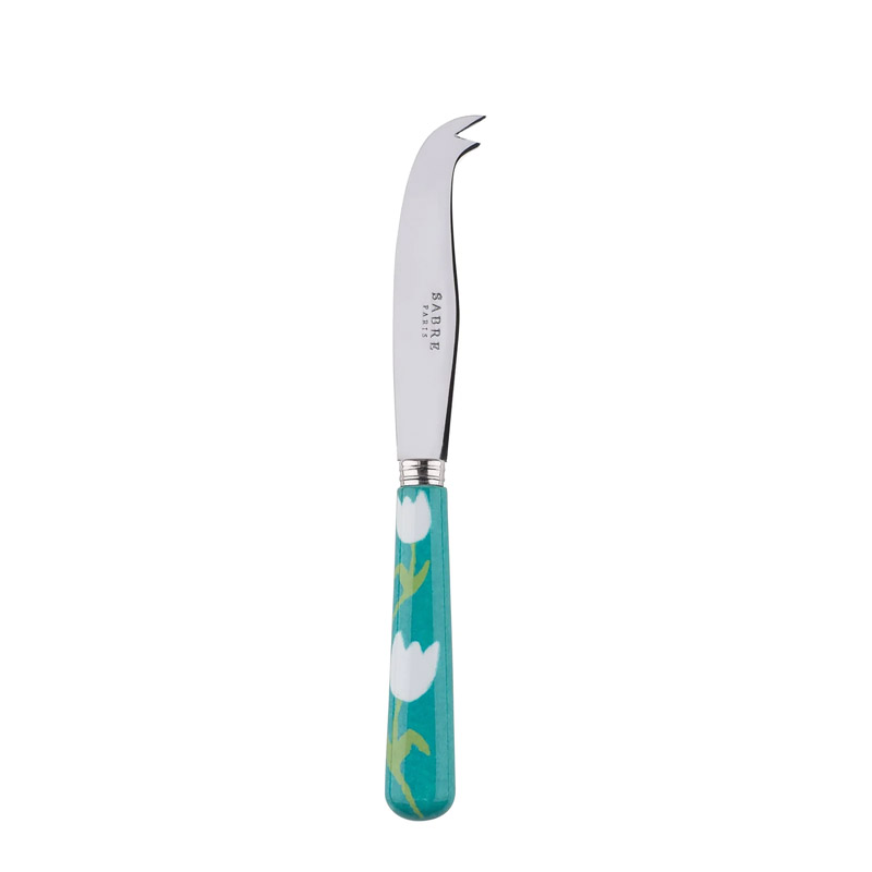 Tulip Turquoise Cheese Knife, Small