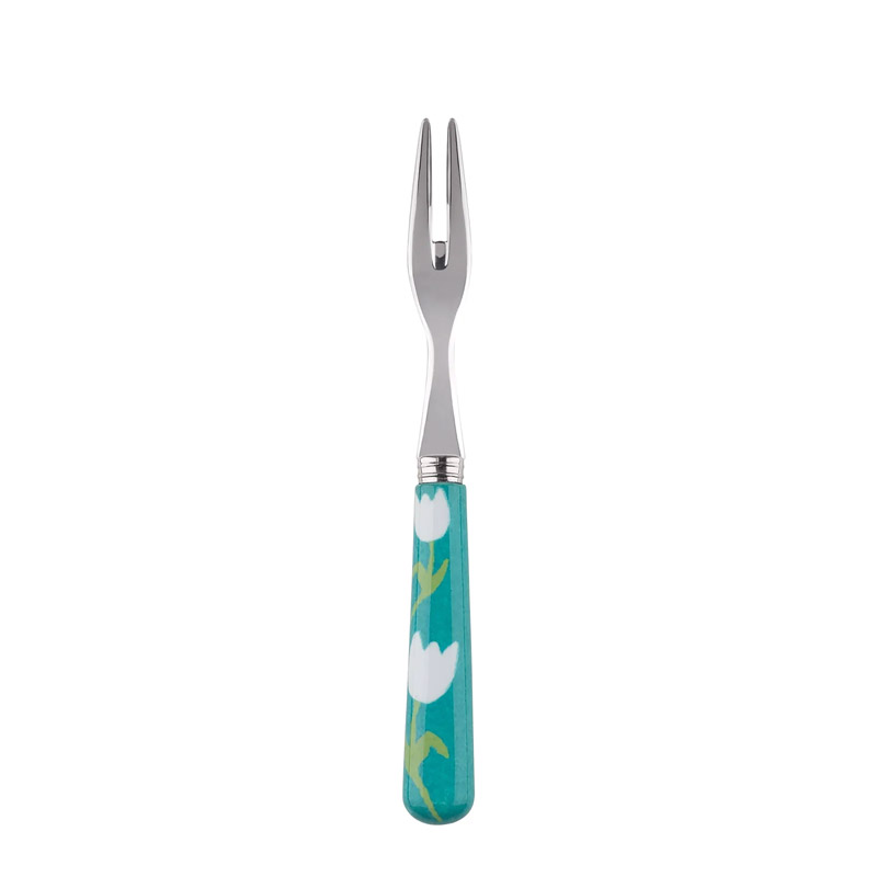 Tulip Turquoise Cocktail Fork