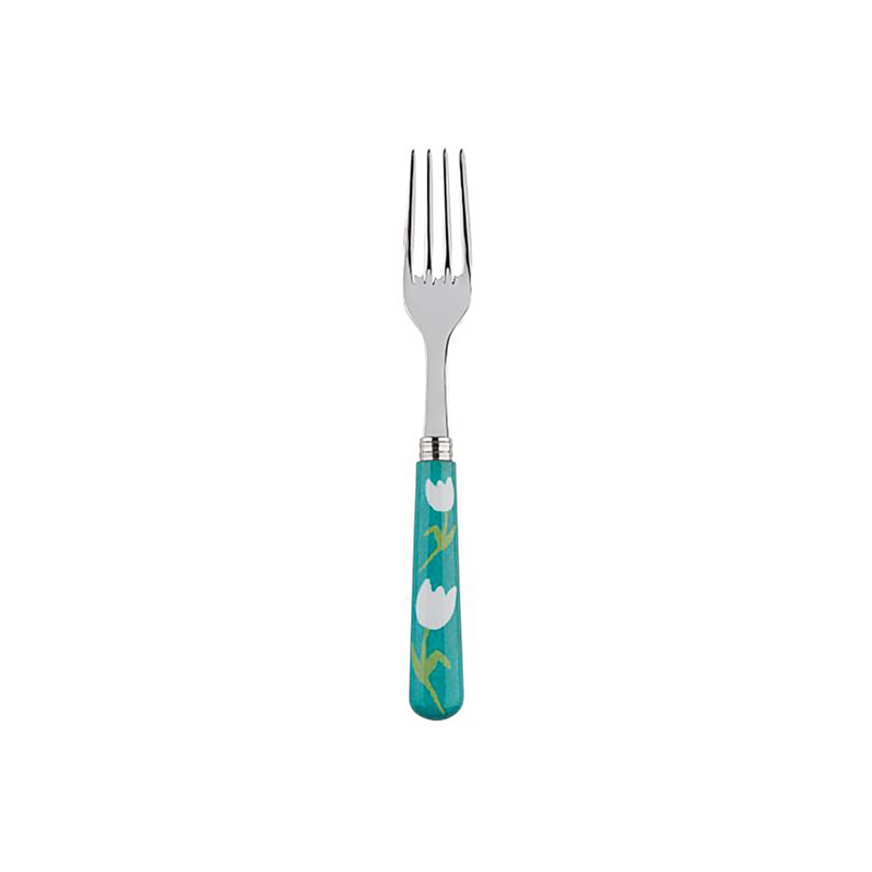 Tulip Turquoise Salad Fork