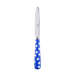 A photo of White Dots Lapis Blue Dessert Knife