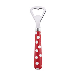 A photo of White Dots Red Bottle Opener