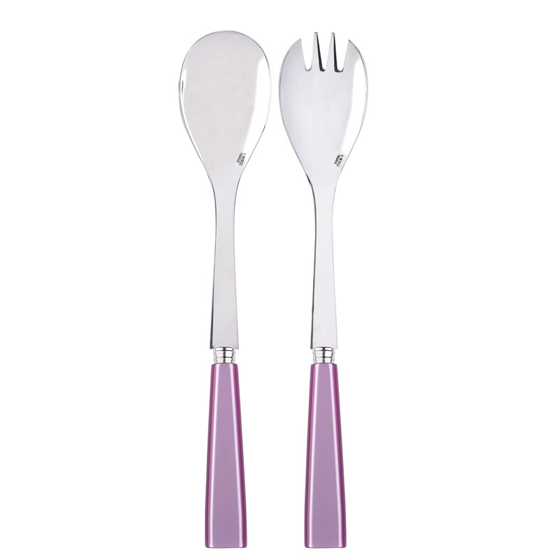 Icone Lilac 2pc Salad Serving Set