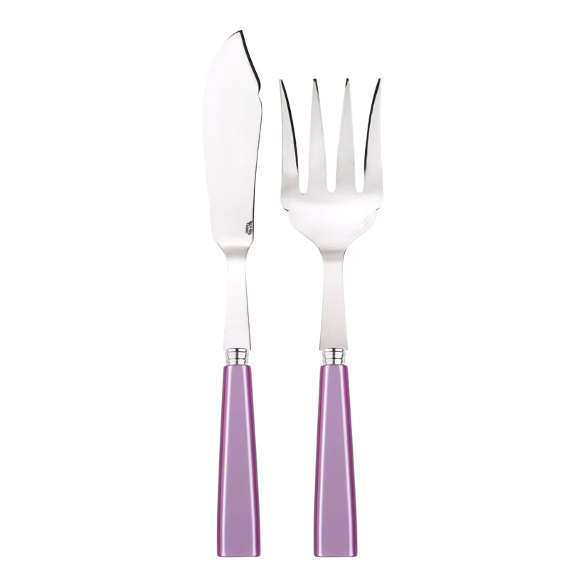 Icone Lilac 2pc Fish Serving Set