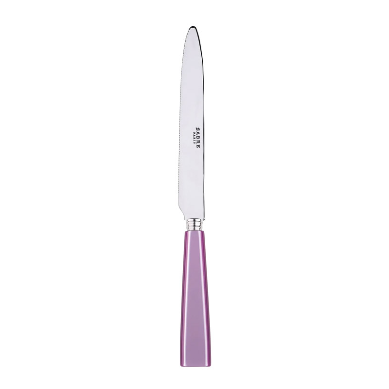 Icone Lilac Dinner Knife, Serrated