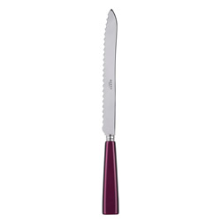 A photo of Icone Aubergine Bread Knife