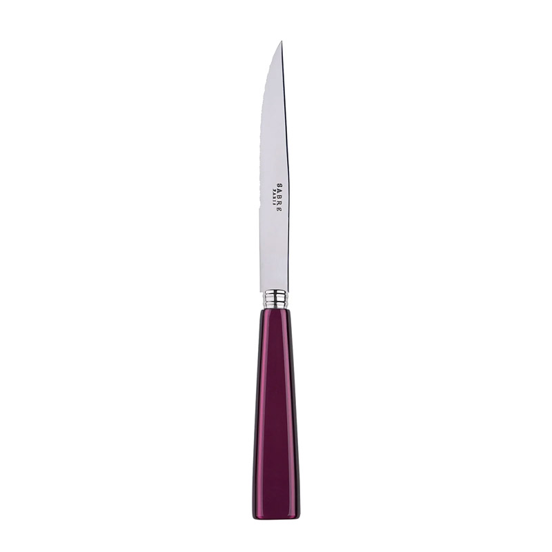 Icone Aubergine Steak Knife