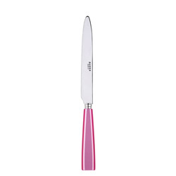 A photo of Icone Pink Dinner Knife, Serrated