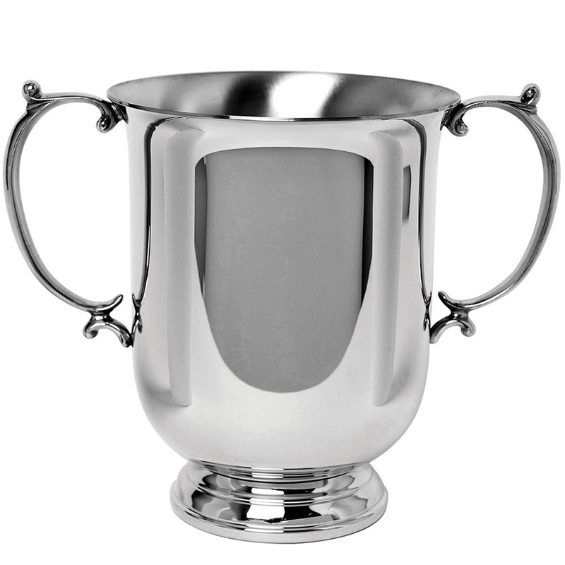 Large Pewter Loving Cup