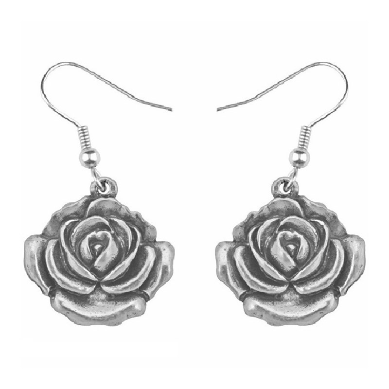 Flower of the Month Earring, June/Rose