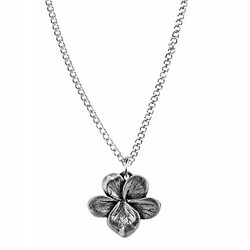 A photo of Flower of the Month Pendant - February/Violet