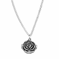 A photo of Flower of the Month Pendant - June/Rose