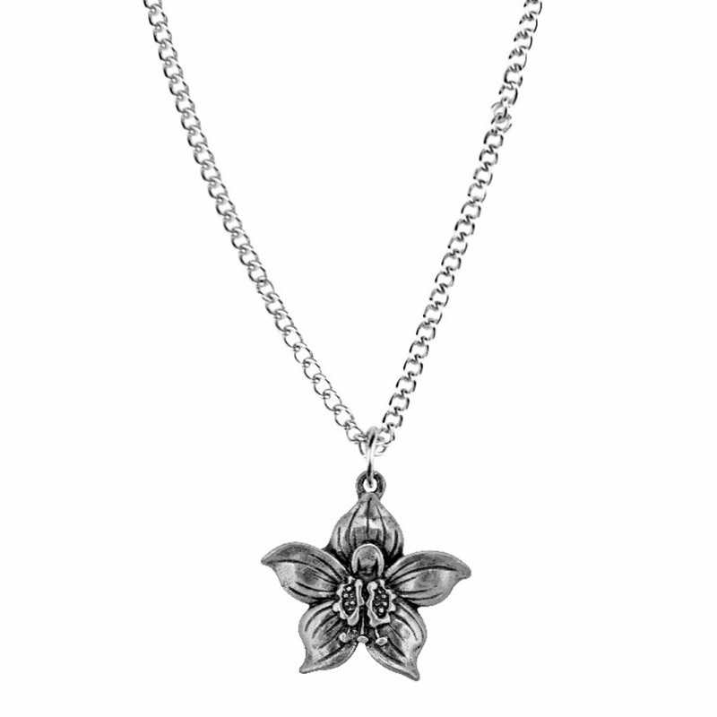 Flower of the Month Pendant - July/Larkspur