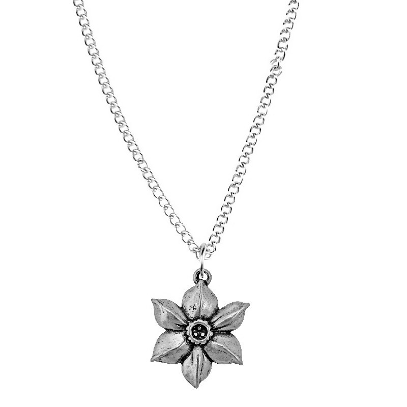 Flower of the Month Pendant - December/Narcissus