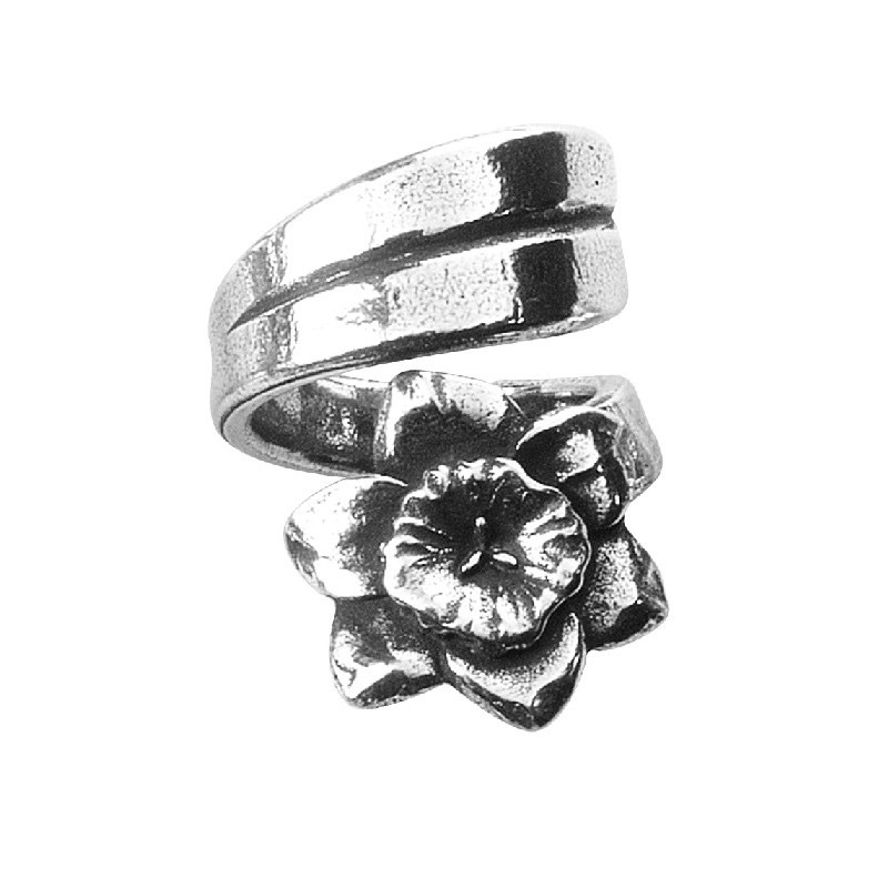 Flower of the Month Ring, March/Jonquil