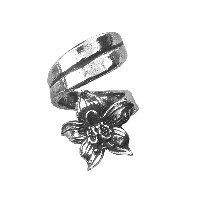 Flower of the Month Ring, July/Larkspur