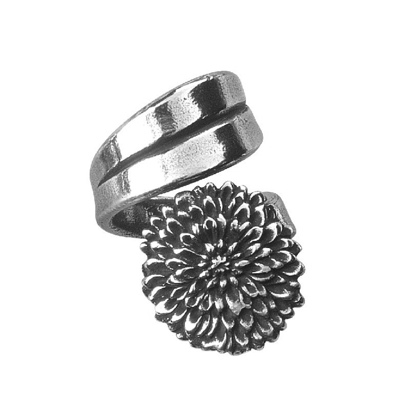 Flower of the Month Ring, November/Chrysanthemum