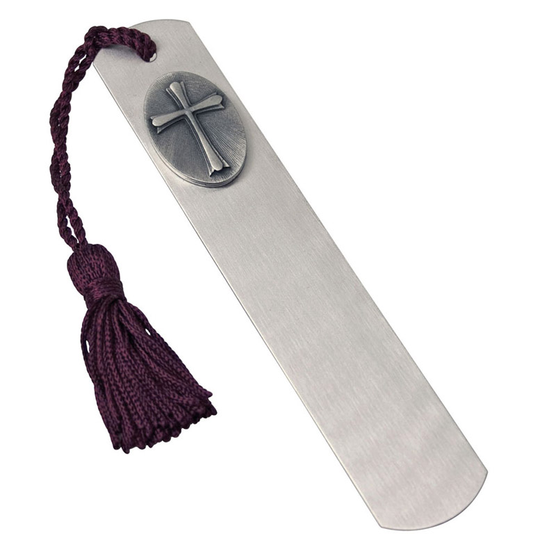 Bookmark with Cross and Tassle