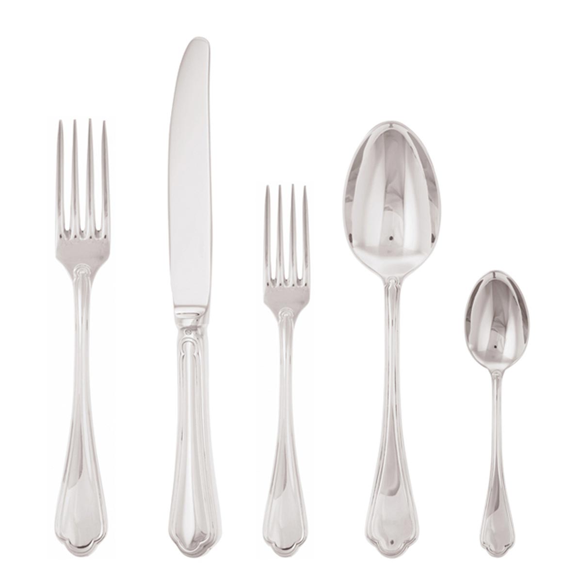 Filet Toiras 5pc Place Setting, Hollow Handle