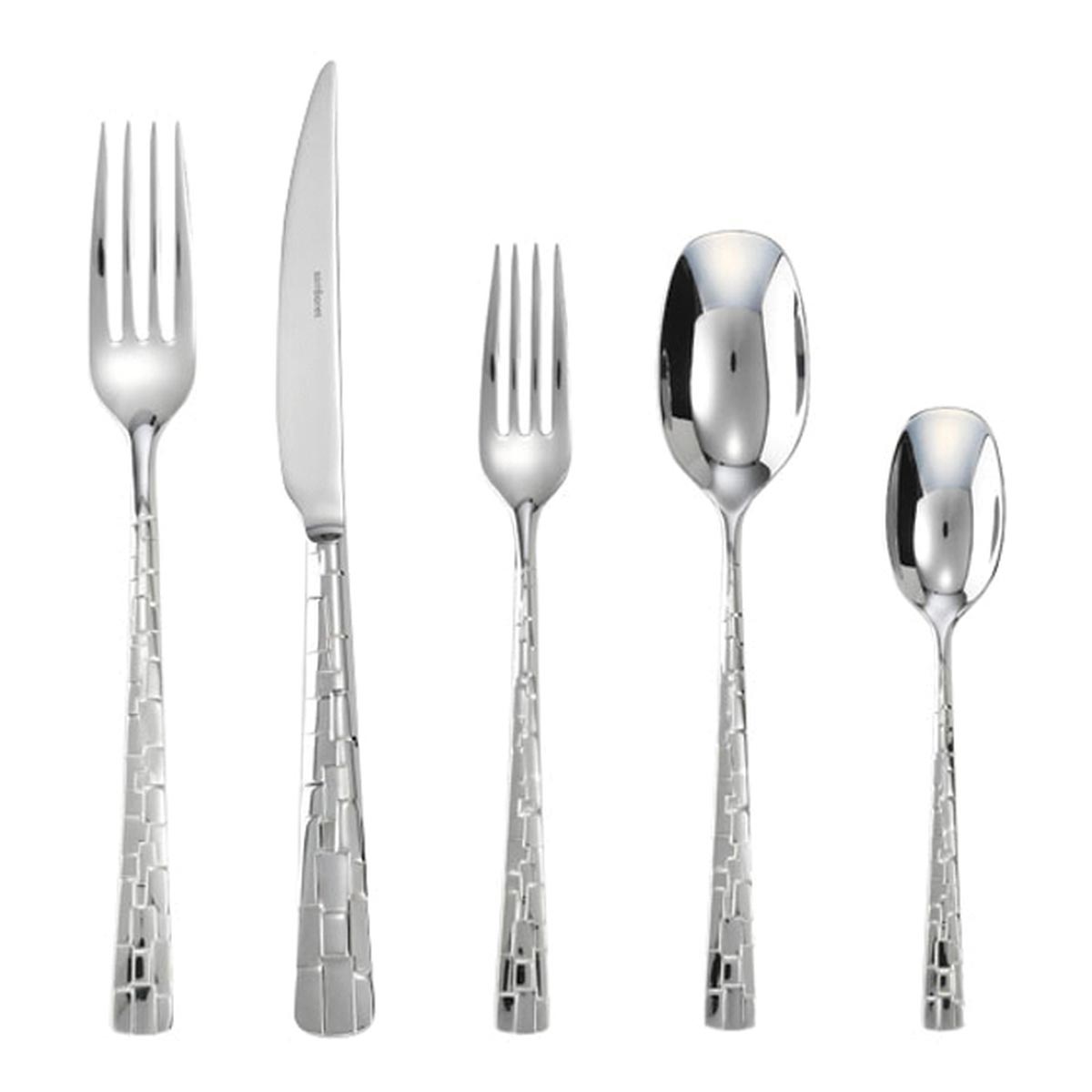 Skin 5pc Place Setting, Hollow Handle