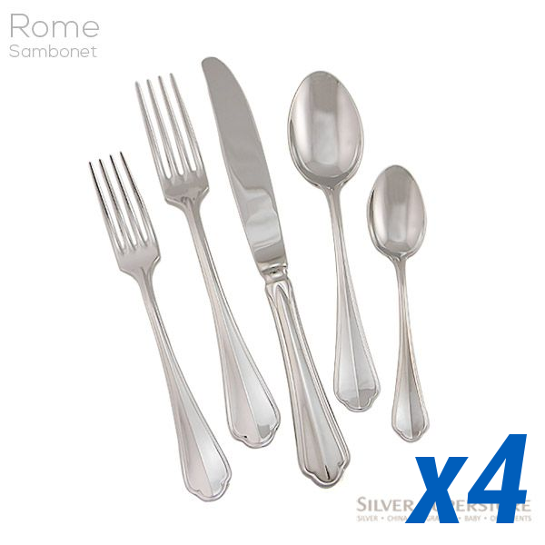 Rome 20pc Service for 4, Hollow Handle