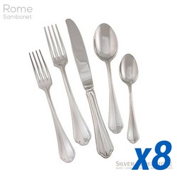 A photo of Rome 40 Piece Service for 8 Hollow Handle