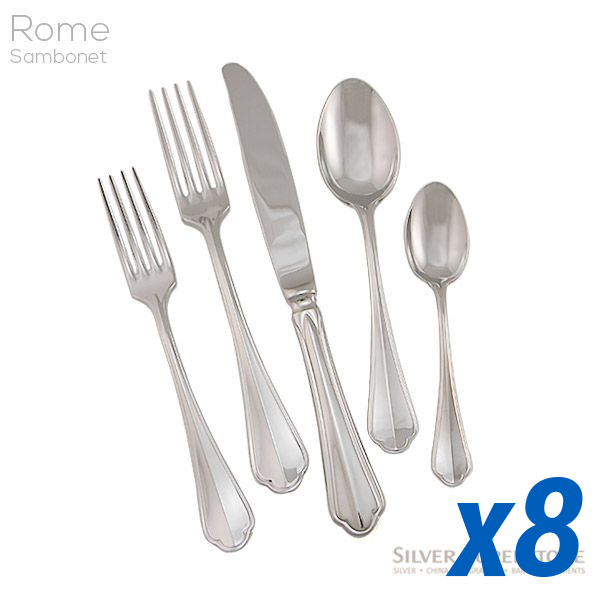 Rome 40 Piece Service for 8 Hollow Handle