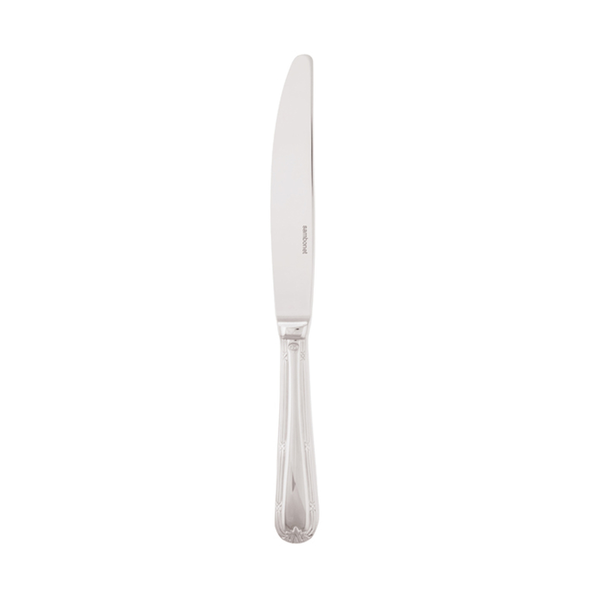 Ruban Croise Dessert Knife, Solid Handle