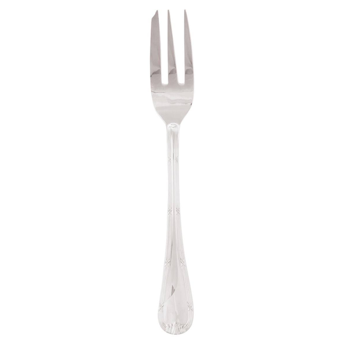 Ruban Croise Silverplate Cake Fork