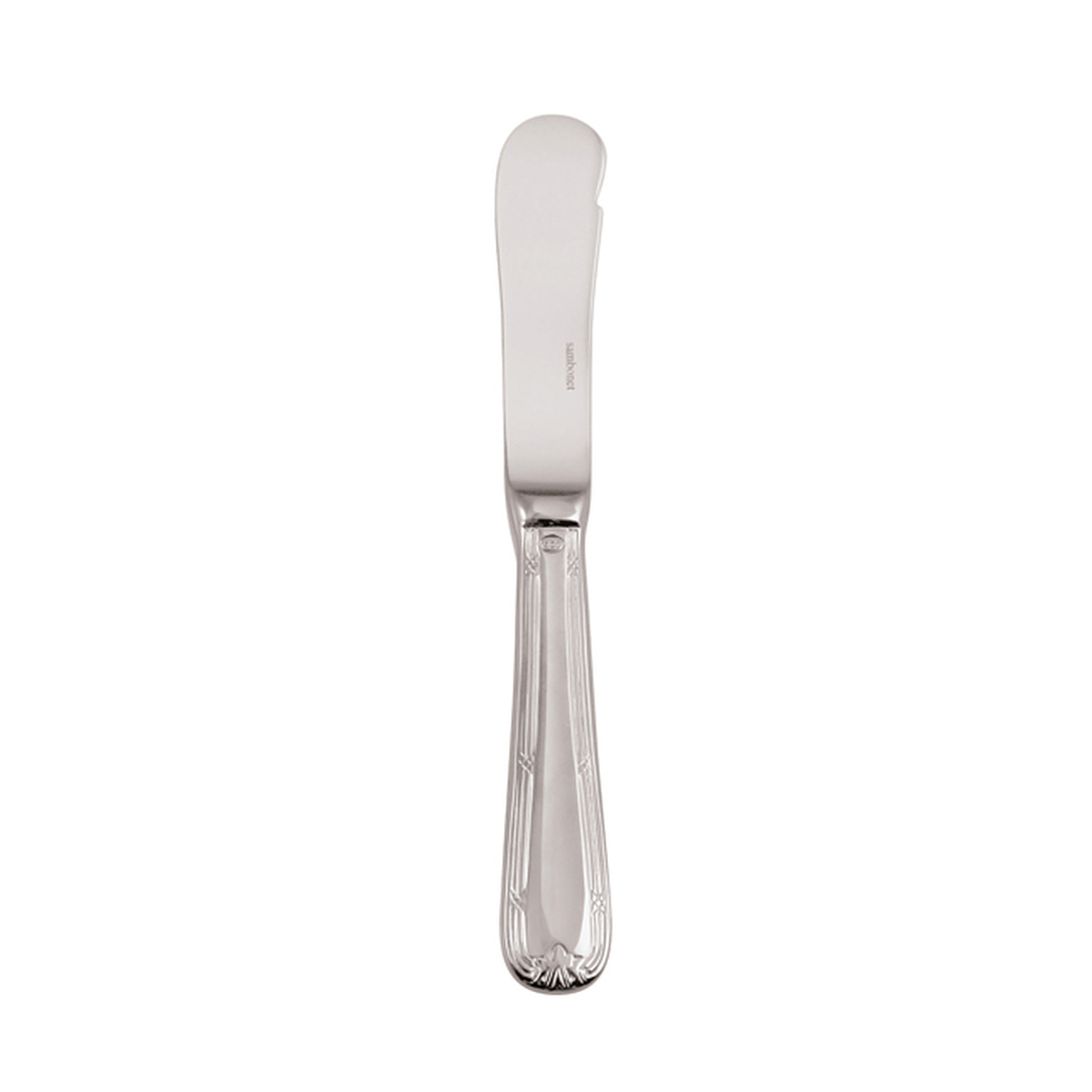 Ruban Croise Butter Knife Solid Handle