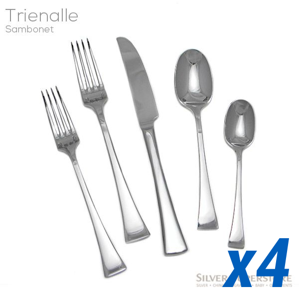 Triennale 20pc Service for 4, Solid Handle