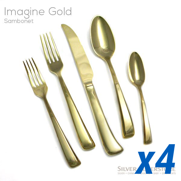 Imagine Gold 20pc Service for 4