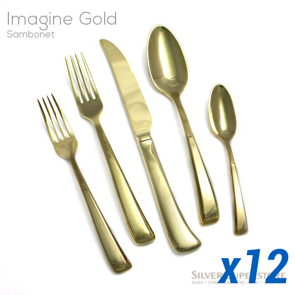 Imagine Gold 60pc Service for 12