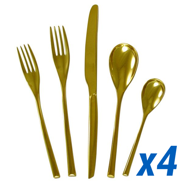 H-Art Gold 20pc Service for 4