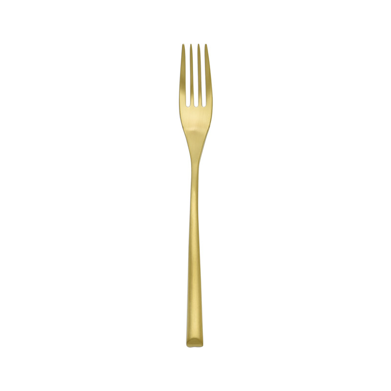 H-Art Gold Satin Dessert Fork