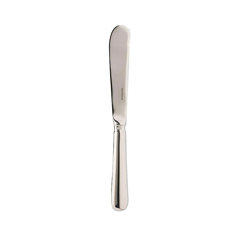 Baguette Silverplate Butter Knife Solid Handle