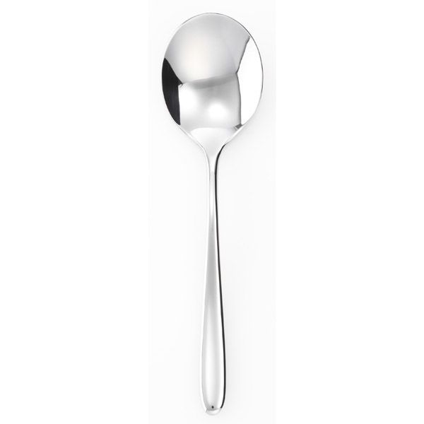 Hannah Silverplate Round Soup Spoon, 8 7/8in.