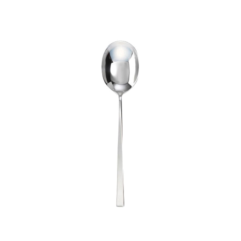 Linea Q Silverplate Bouillon Spoon, 6 7/8in.