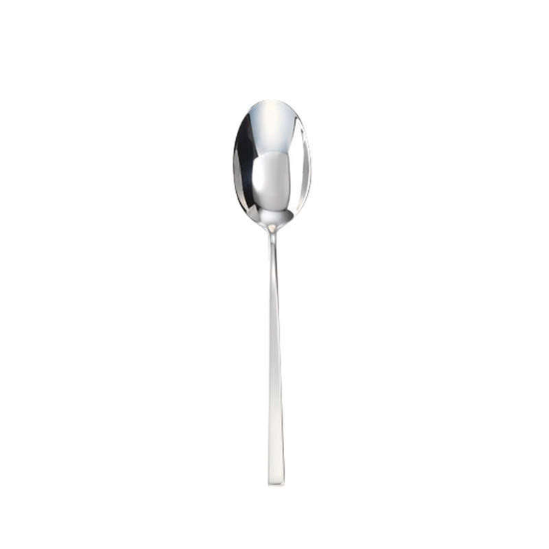 Linea Q Silverplate Dessert Spoon, 7 1/4in.